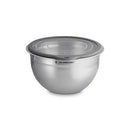 27cm Stainless Steel Mixing Bowl with Glass Lid