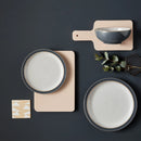 Elements Fossil Grey 12 Piece Tableware Set