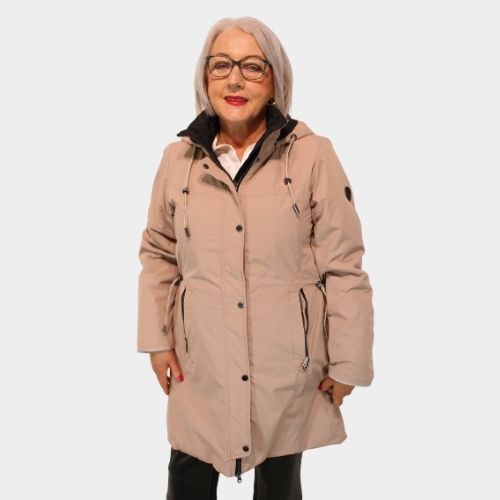 Reversible Jacket - Pale Rose/black