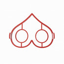 Twist Heart Egg Ring - Assorted Colours