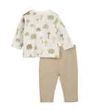 Animal Motive 2 Piece Set - Off White