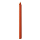 Rustic Taper Candle 29cm - Dark Orange