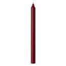 Rustic Taper Candle 29cm - Bordeaux