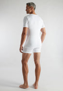 Short Sleeve Vest - White