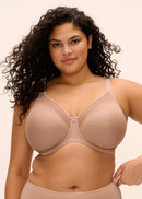 Smooth Underwire Moulded Non-Padded Bra - Sahara