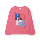 Knit Flame T-Shirt - Blush