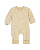 Girls Ruffle Sleeve Romper - Off White