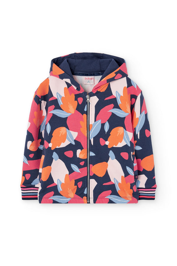 Fleece Printed Jacket - Print