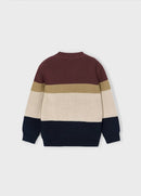 Colourblock Jersey Top - Plum