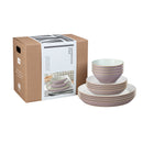 Impression Pink 12 Piece Tableware Set