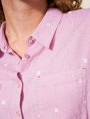 Sophie Organic Cotton Shirt - Pink