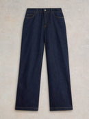 Ayla Wide Leg Jean - Dark Denim