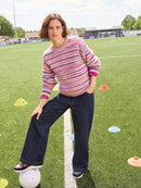 Ayla Wide Leg Jean - Dark Denim