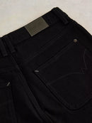 Tia Wide Leg Crop Jean - Pure Black