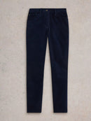Brooke Straight Cord Trouser - Dark Navy