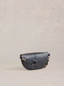 Mini Sebby Leather Sling Bag - Navy