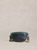 Mini Sebby Leather Sling Bag - Navy