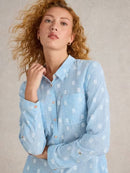 Sophie Organic Cotton Shirt - Blue