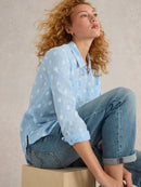 Sophie Organic Cotton Shirt - Blue