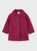 Shearling Coat - Cherry