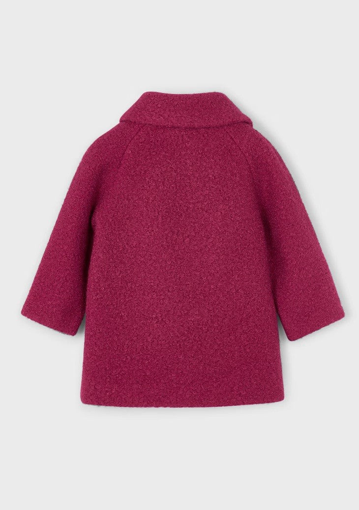 Shearling Coat - Cherry