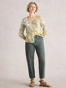 Tilly Tapered Jean - Mid Green