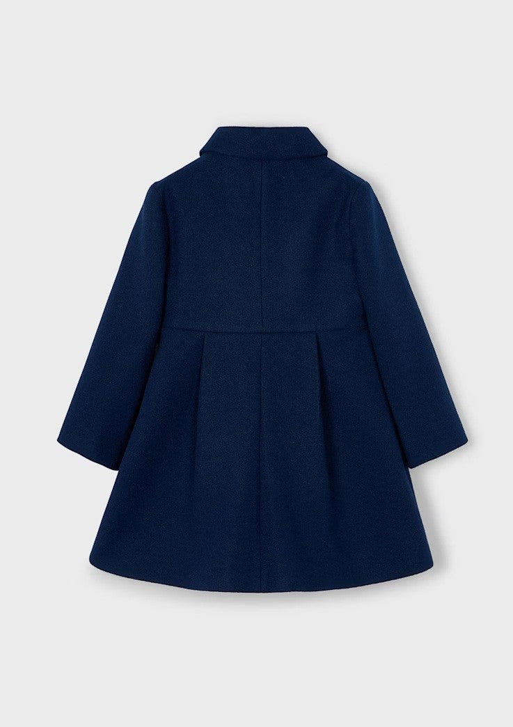 Woolen Coat - Navy