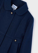 Woolen Coat - Navy