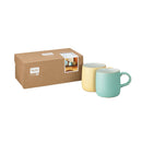 Impression Mix Set of 2 Mugs - Mustard & Mint
