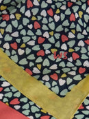 Sophie Printed Scarf - Navy