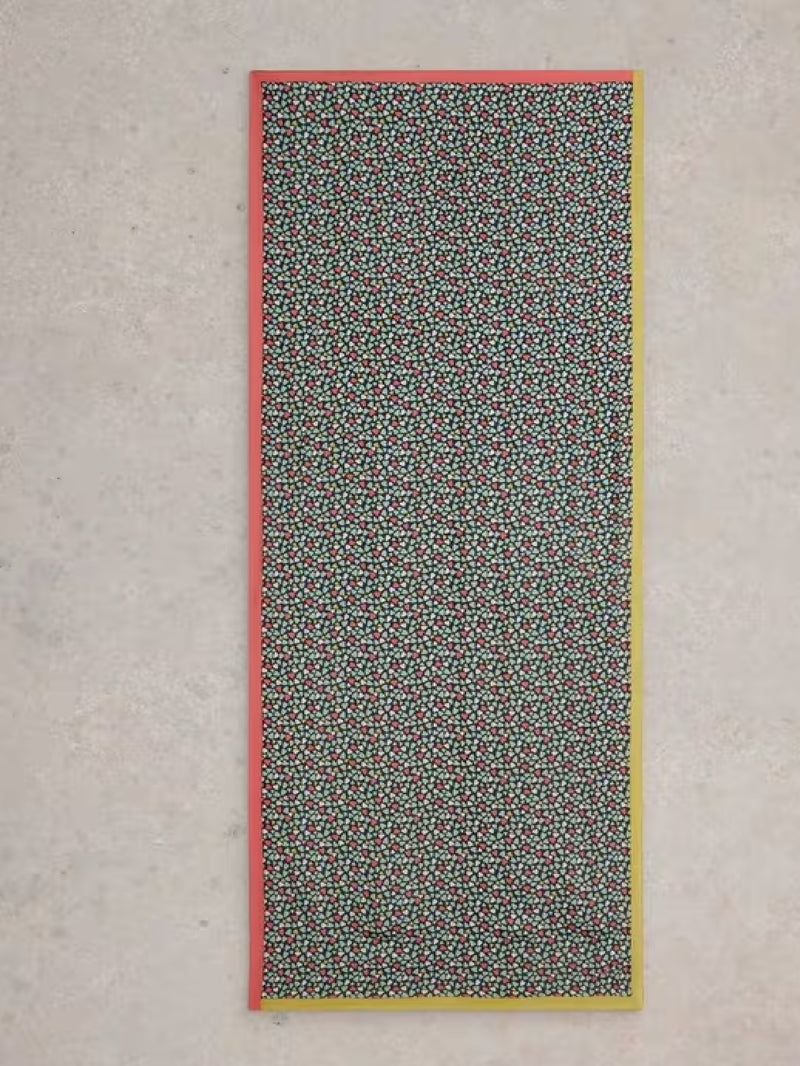 Sophie Printed Scarf - Navy