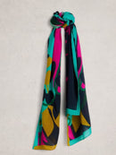 Sophie Printed Scarf - Purple