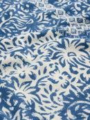 Olive Print Jumper - Blue