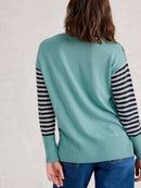 Olive Print Jumper - Green