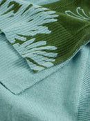 Olive Print Jumper - Green