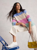 Victoria Stripe Jumper - Natural