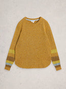 Talia Nep Jumper - Chartreuse Print