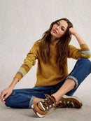 Talia Nep Jumper - Chartreuse Print