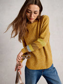 Talia Nep Jumper - Chartreuse Print