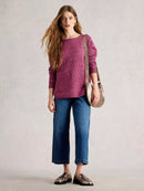 Talia Nep Jumper - Dark Plum