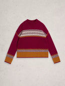 Millie Fairisle Jumper - Pink
