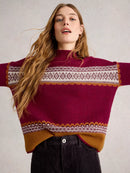 Millie Fairisle Jumper - Pink