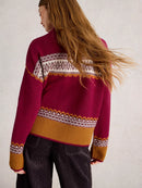 Millie Fairisle Jumper - Pink