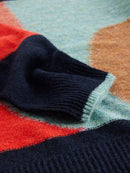 Freya Abstract Jumper - Navy