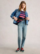 Lottie Fairisle Tank Top - Navy