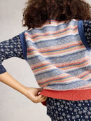 Tara Texture Tank Top - Blue