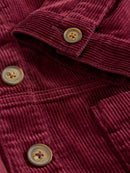Carrie Cord Jacket - Dark Plum