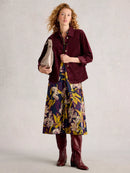 Carrie Cord Jacket - Dark Plum