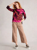 Tia Wide Leg Crop Cord - Natural