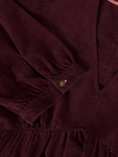 Lucy Cord Dress - Dark Plum